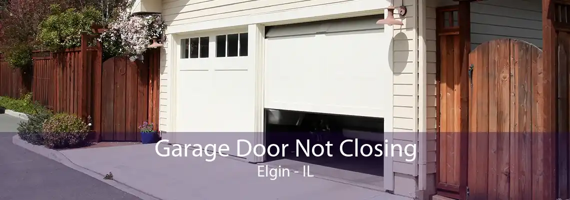 Garage Door Not Closing Elgin - IL