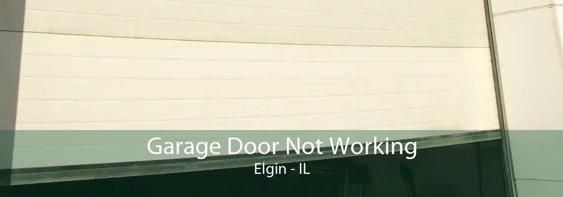 Garage Door Not Working Elgin - IL