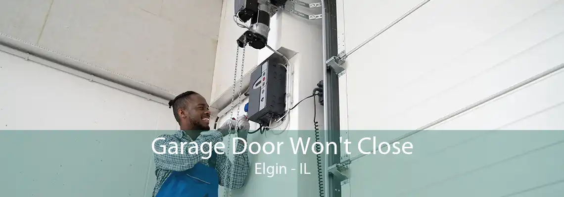 Garage Door Won't Close Elgin - IL