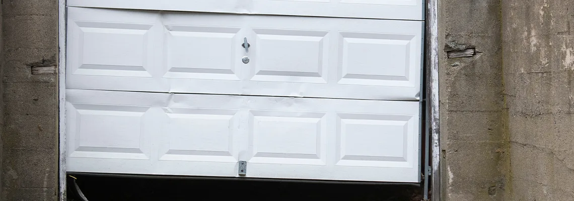 Garage Door Got Hit By A Car Dent Removal in Elgin, IL